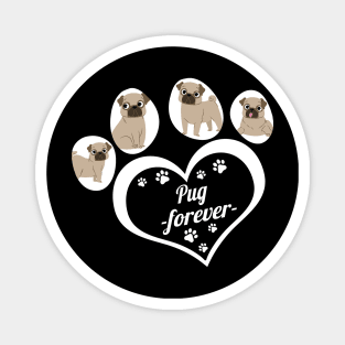 Pug forever Magnet